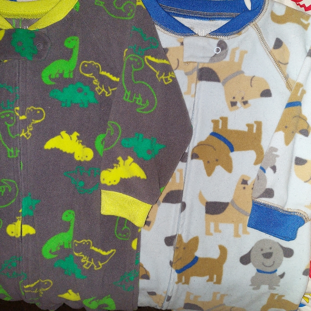 Carter's Zip-Up Fleece Footie Pajamas